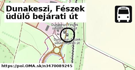 Dunakeszi, Fészek üdülő bejárati út