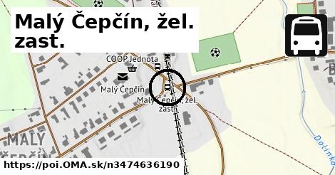 Malý Čepčín, žel. zast.