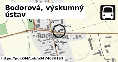 Bodorová, výskumný ústav