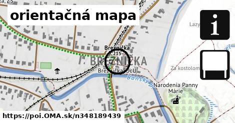 orientačná mapa