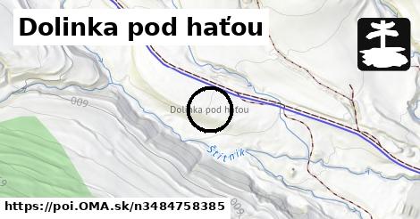 Dolinka pod haťou