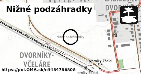 Nižné podzáhradky