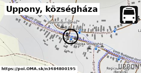 Uppony, községháza