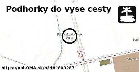 Podhorky do vyse cesty