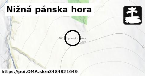 Nižná pánska hora