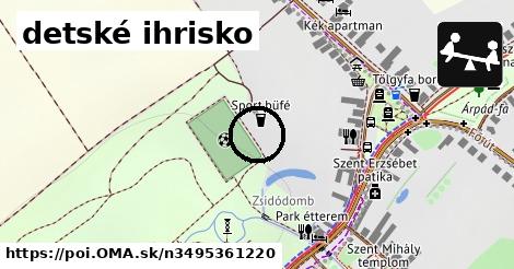 detské ihrisko