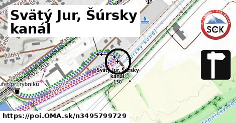 Svätý Jur, Šúrsky kanál