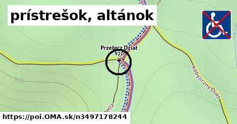 prístrešok, altánok