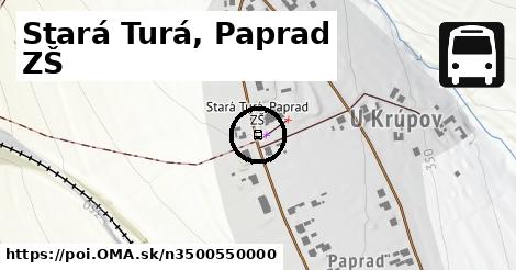 Stará Turá, Paprad ZŠ