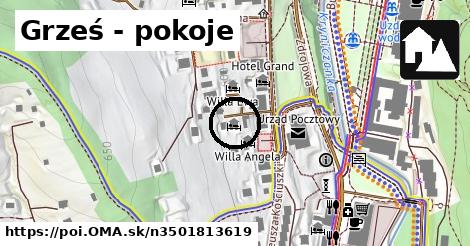 Grześ - pokoje