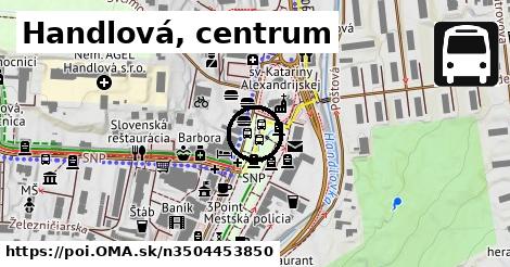 Handlová, centrum