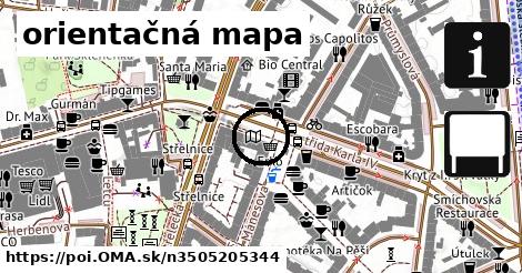 orientačná mapa