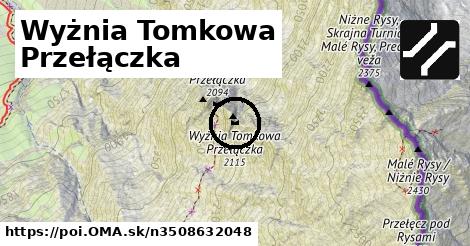 Wyżnia Tomkowa Przełączka