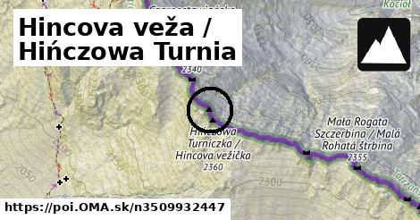 Hincova veža / Hińczowa Turnia