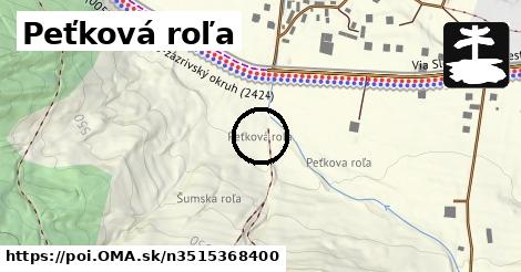 Peťková roľa