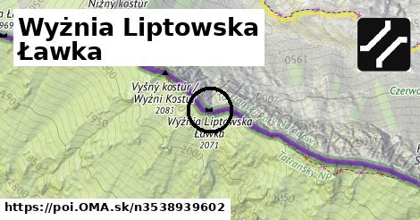 Wyżnia Liptowska Ławka