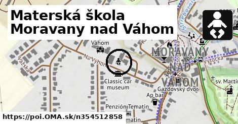 Materská škola Moravany nad Váhom