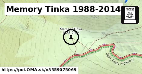 Memory Tinka 1988-2014