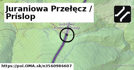 Juraniowa Przełęcz / Príslop