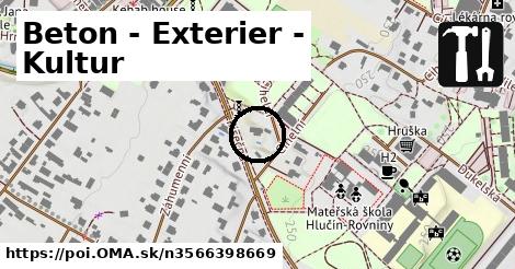 Beton - Exterier - Kultur