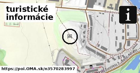 turistické informácie