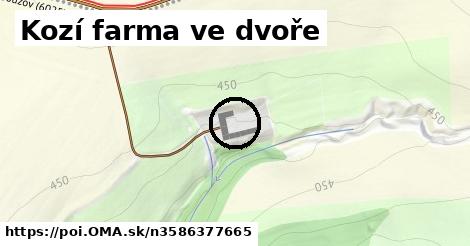 Kozí farma ve dvoře