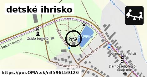 detské ihrisko