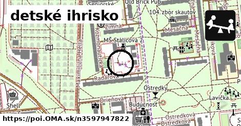 detské ihrisko