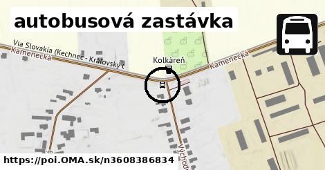 autobusová zastávka