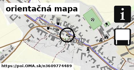 orientačná mapa