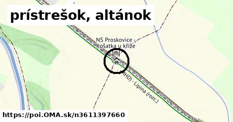 prístrešok, altánok