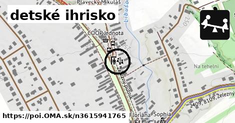 detské ihrisko