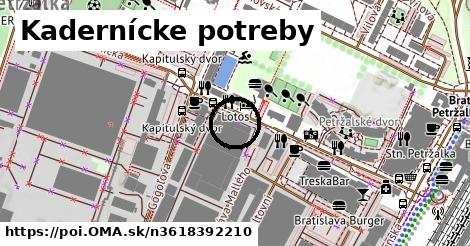 Kadernícke potreby