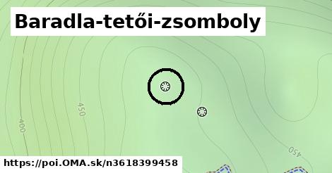 Baradla-tetői-zsomboly