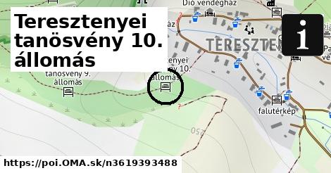 Teresztenyei tanösvény 10. állomás