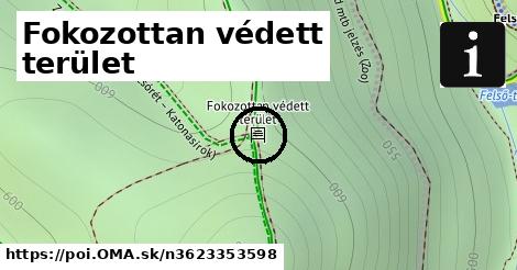 Fokozottan védett terület