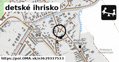 detské ihrisko