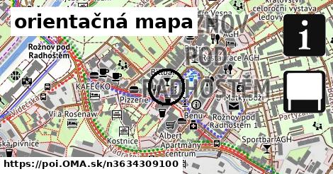 orientačná mapa