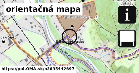 orientačná mapa