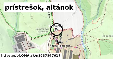 prístrešok, altánok