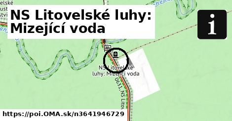 NS Litovelské luhy: Mizející voda