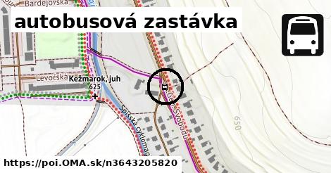 autobusová zastávka