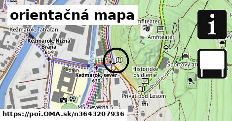 orientačná mapa