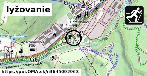 lyžovanie