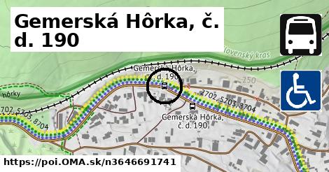 Gemerská Hôrka, č. d. 190