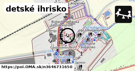 detské ihrisko