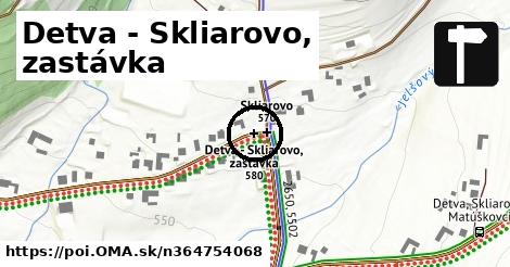 Detva - Skliarovo, zastávka