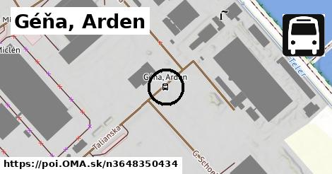 Géňa, Arden