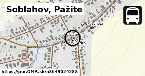 Soblahov, Pažite