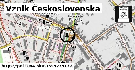 Vznik Československa